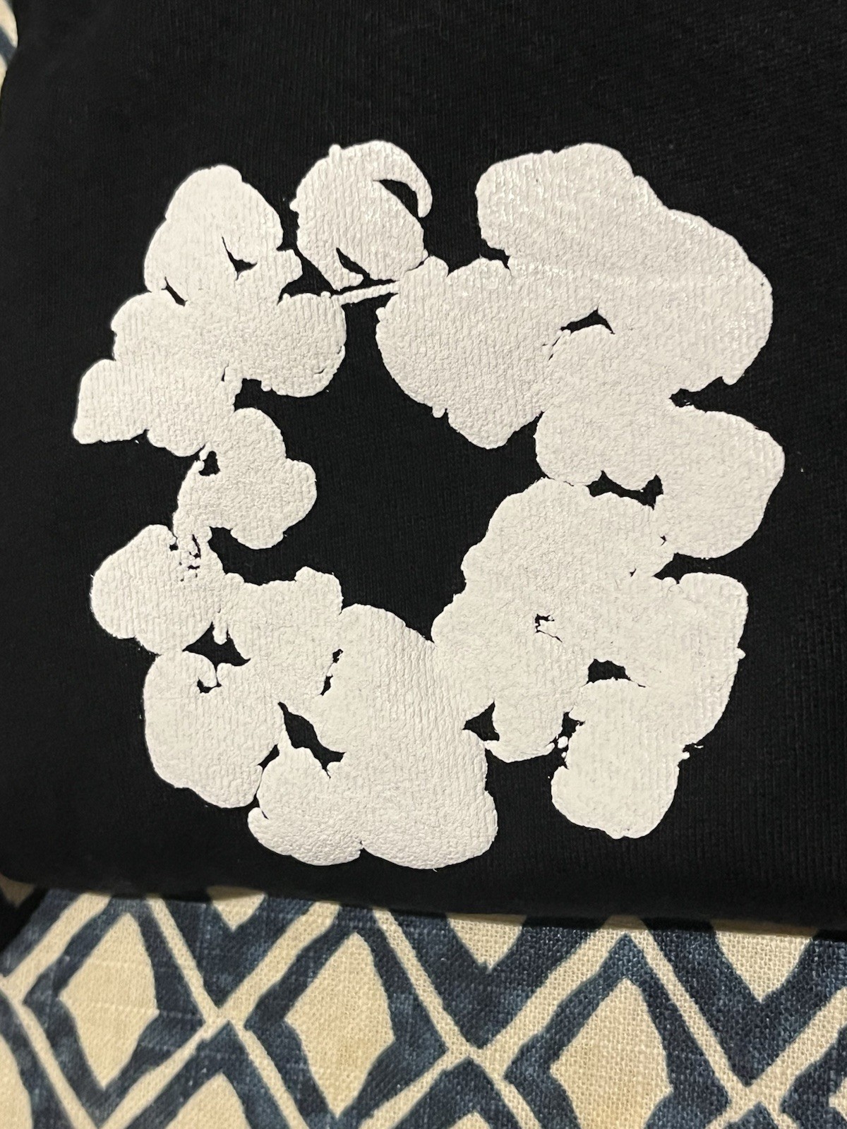 Denim Tears Cotton Wreath Hoodie Black~Size M~Brand New