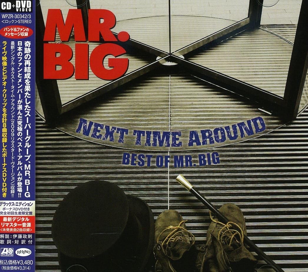 MR. BIG Next Time Around Best Of Mr.Big CD+DVD Limited Edition J... book form JP