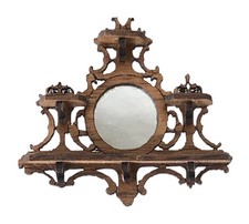 Dollhouse Miniature Victorian Fretwork Curio Shelf 2 x 2