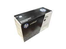 HP CE255A 55A Black Toner Cartridge Damaged Open Box OEM