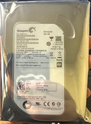 - Lot Of 4 -Seagate Barracuda ST500DM002 500GB 7.2K 16MB SATA 6Gb/s 3.5  HDD