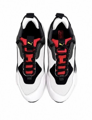 PUMA Thunder Spectra Sneakers Men s US 10 Black White High Risk Red Chunky NIB