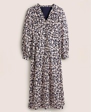 Boden Button Through Midi Tea Dress - Size 10 - New