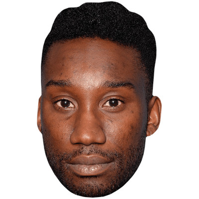 Nathan Stewart-Jarrett (Stubble) Big Head. Larger than life mask.