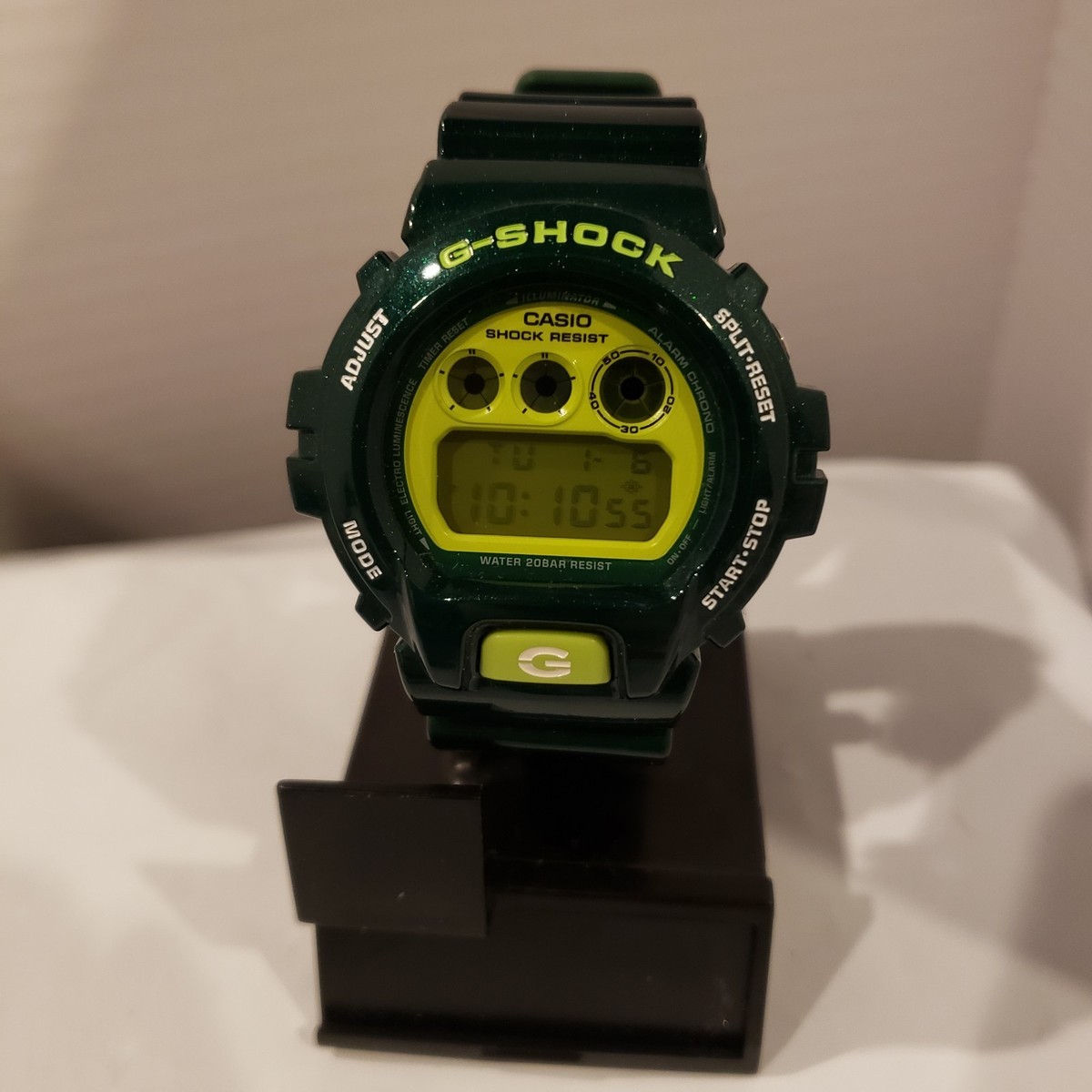 CASIO G SHOCK DW6900CC 3JF Crazy Colors Metallic Green New No Box