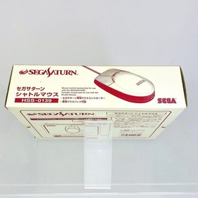 Official Sega Saturn SHUTTLE MOUSE Controller White HSS-0139 BOX mouse Japan