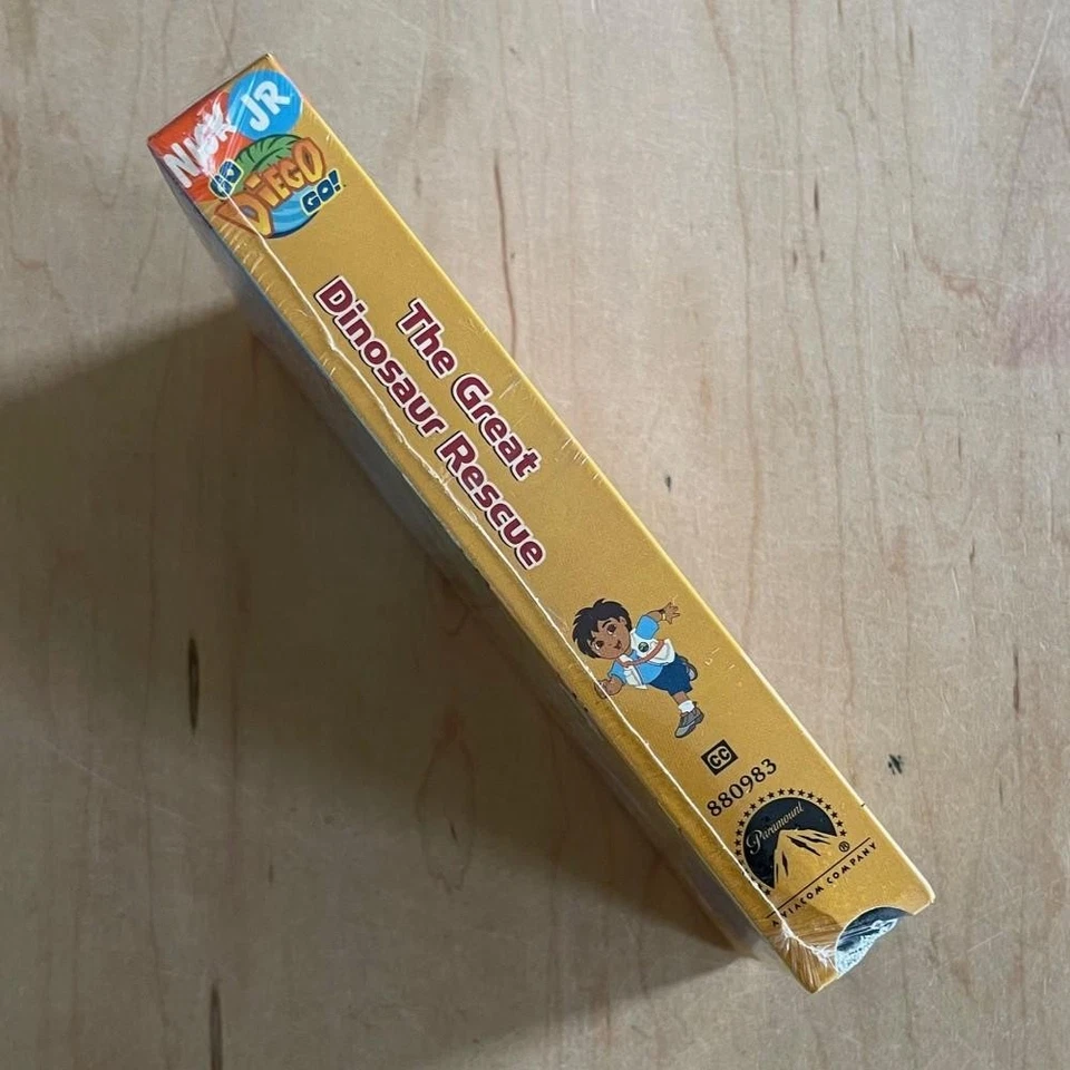 Nick Jr. GO DIEGO GO! The Great Dinosaur Rescue (2006) Sealed VHS Promo Screener - Image 4 of 4