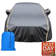 Waterproof 6 Layer Car Cover Heavy Duty Cotton Lined UV Protection New UK- XXL