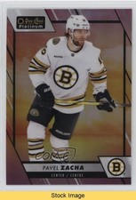 2023-24 O-Pee-Chee Platinum Sunset Pavel Zacha #161 READ x3q