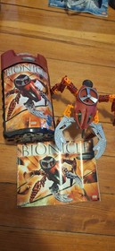LEGO BIONICLE: Visorak Set Of 4(Missing Suukorak & Keelerak) 6 Cannisters &Instr