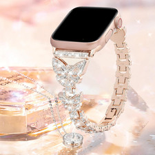 Bling Band iWatch Band for Apple Watch Series 10 9 8 7 6 5 4 3 SE 2 1 38-49MM