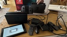 Ungepatched HAC-001 Nintendo Switch Grau 32GB...