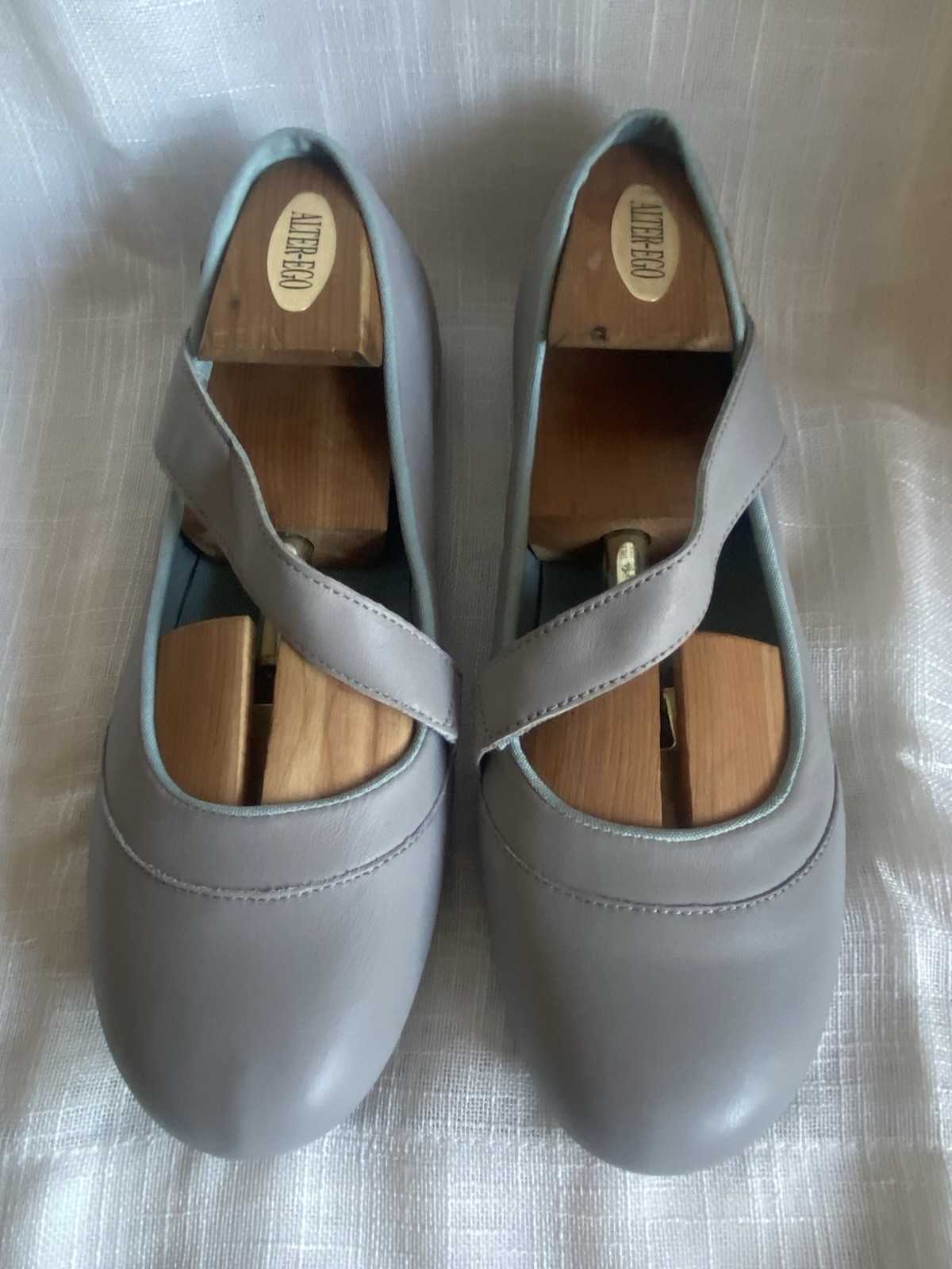 Ballerine Merrell donna 9 M Paloma grigio pelle slip on comode Mary Jane