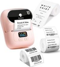 M110 Label Printer, 3 Label Rolls Set, Upgraded Label Maker Machine for