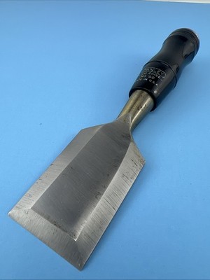 Vintage Stanley No.60 Bevel Edge Woodworking Paring Chisel 2'' Wide Made In USA.