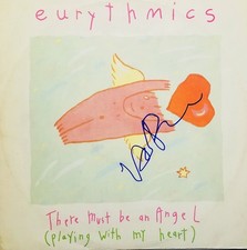 Eurythmics Annie Lennox Signed Autographed Record Album LP