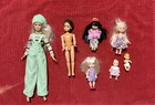 LOT of 7 VTG Mattel Barbie Baby and Kid Barbie dolls