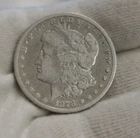 1878 CC US Morgan Silver Dollar $ VG+ (Key Date)