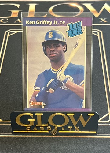1989 Donruss - Rated Rookie Ken Griffey Jr #33 *Denotes on Back (RC)