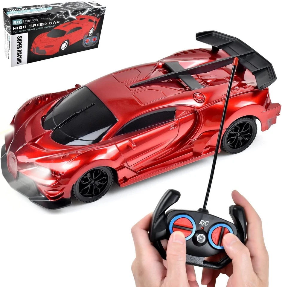 Remote Control Car Toy for Kids 3+ Fast Speed Racing Car Gift Pocket Size - Image 3 of 4