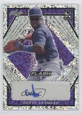 2021 Leaf Flash Purple 23/75 Eddys Leonard #BA-EL1 Auto 01x1