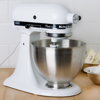 Kitchenaid 4 5qt Classic Standmixer White Countertop Ebay