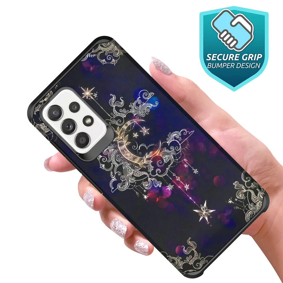 For Moto G Stylus 5G 2021 Hybrid Graphic Colorful Armor Case - Image 3 of 4