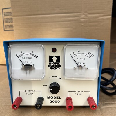 Associated Educational Products Model 2000 Power Supply