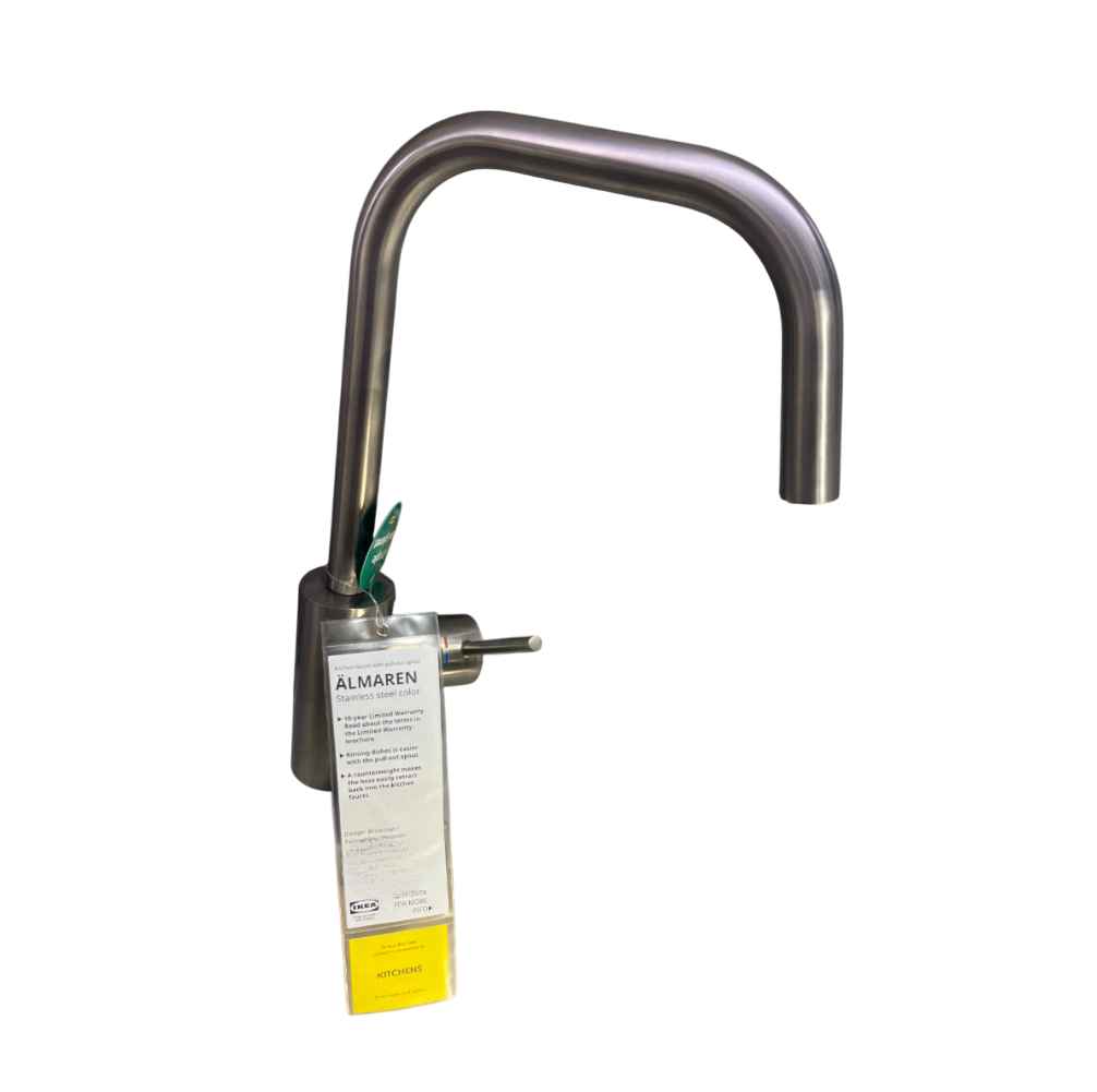 Brand New IKEA ALMAREN Stainless Kitchen Faucet With Pull-Out
