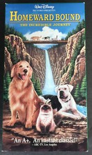 Homeward Bound: The Incredible Journey VHS, 1993 Walt Disney Home Video