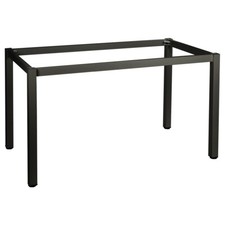 Metallgestell f&uuml;r Tisch NY-A057, quadratisches Bein, 116x56x72,5 cm, Schwarz