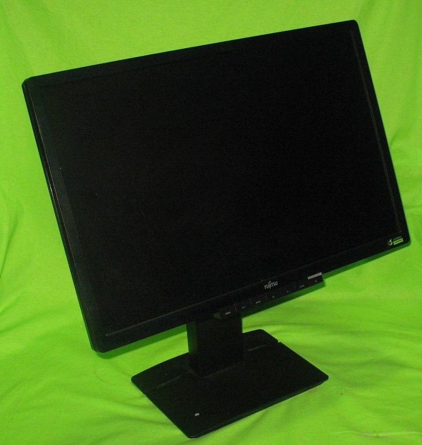 Monitor Fujitsu B22W-6 LED ProGREEN 22 Pulgadas - Usado, Con DVI Y VGA, Ideal Para Oficina O Hogar | Revisado Y Limpio