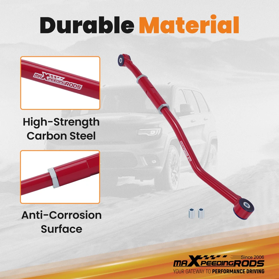 Barra de oruga delantera ajustable elevación de 2-6 pulgadas para Dodge Ram 2003-2013 2500 3500 HD Foto 2 de 4