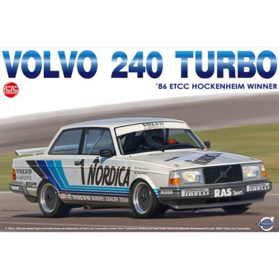 NuNu Model #PN24013 1/24 Volvo 240 Turbo 1986 ETCC Hockenheim Winner