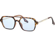 womens unisex trendy sunglasses Square Aviators UV400 Protection