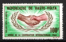 Timbre / STAMP  HAUTE-VOLTA  Poste Aérienne 1965  Y&T  N° 24  Neuf ** SANS TRACE