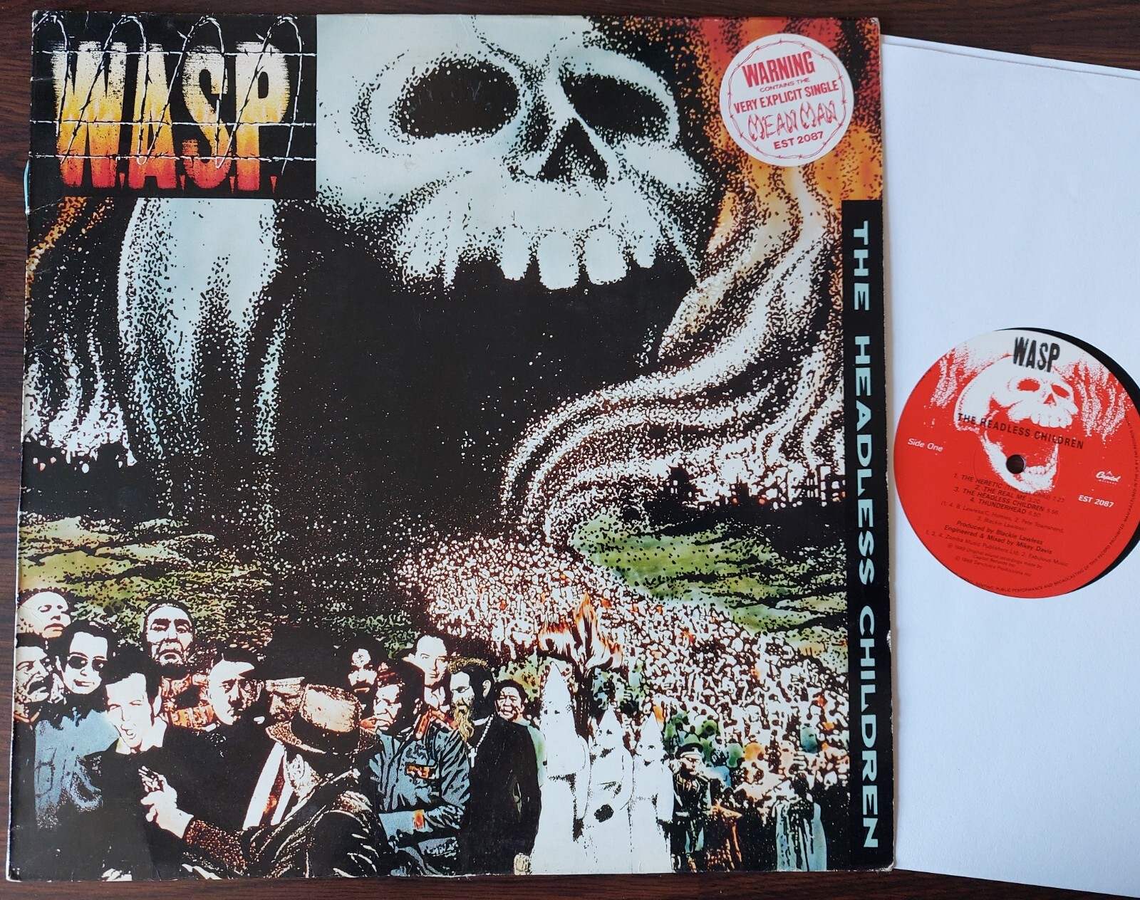 W.A.S.P - The Headless Children ( 1989) vinyl LP