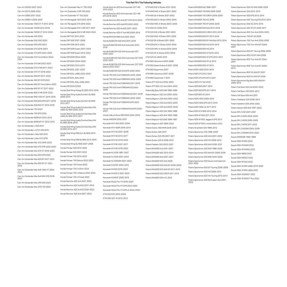 Enchufe Motion Pro Pro 16 mm para HONDA Valkyrie Rune NRX1800 2004-2005 Foto 3 de 3