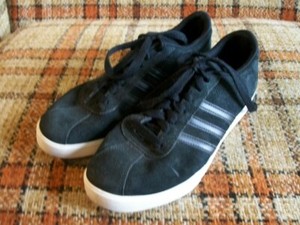 black suede adidas womens