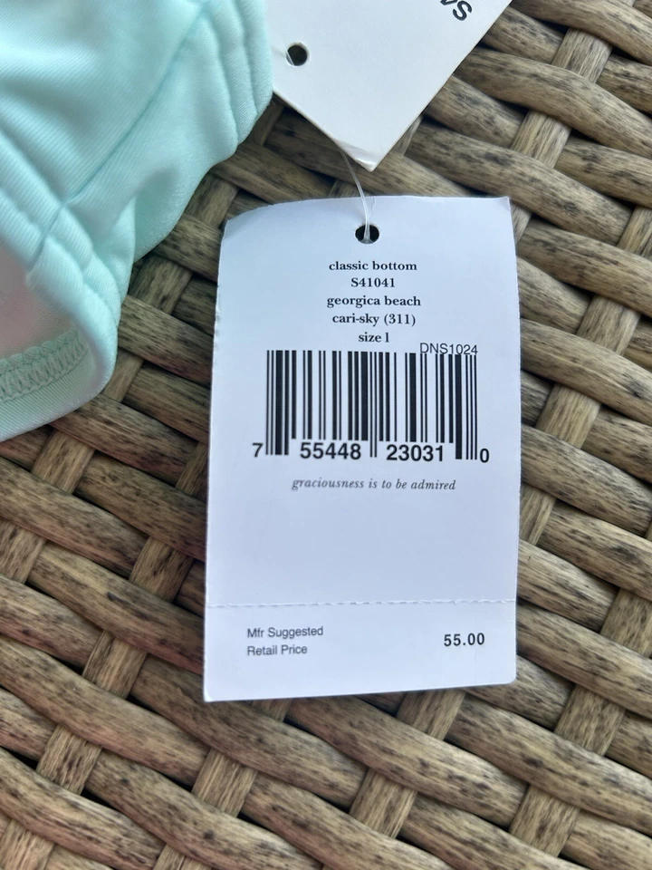 New KATE SPADE New York GEORGICA BEACH Bow Bikini SET Top-Med Bottom-Large - Image 4 of 4