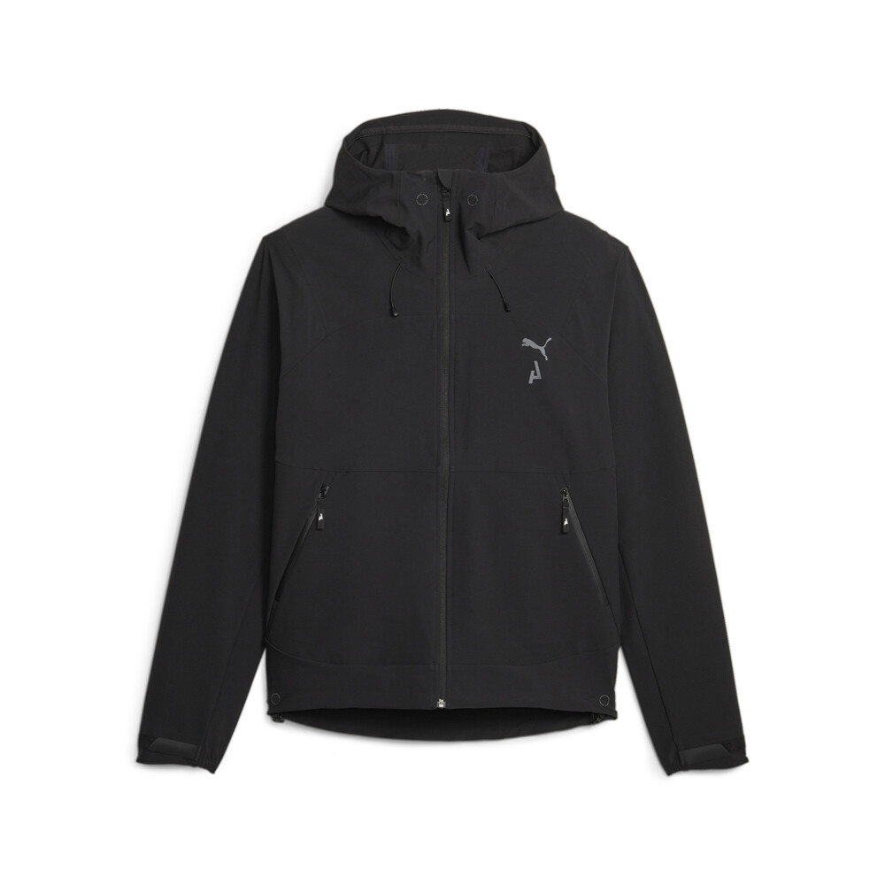 Куртка Puma Seasons Softshell на молнии Мужская черная повседневная спортивная верхняя одежда 52410