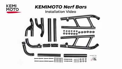 Heavy Duty Side Steps Nerf Bars For Polaris RZR XP 1000 2024-2026