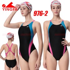 YINGFA 976-2 WOMEN'S RACING TRAINING SWIMSUIT SWIMWEARS M US GIRLS 10-12 30-40KG