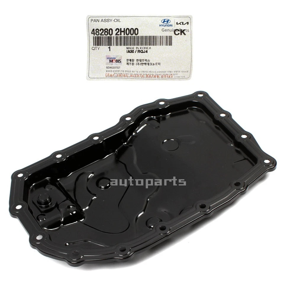 Genuine Transmission oil pan & Gasket 2EA For Hyundai Kia 2.0L 2.4L 2020-2023 - Image 2 of 4