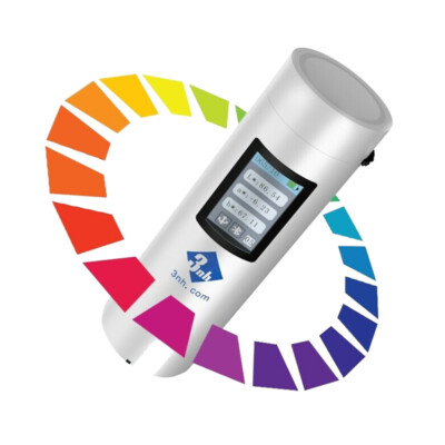 3nh Colorimeter Color Analyzer Color Difference Reader APP Auto Calibration φ8mm