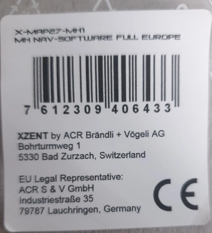XZENT X-MAP27-MH1 FULL EUROPE für Infotainer X-F275 Micro SD, NEU, 7612309406433 - Bild 4 von 4