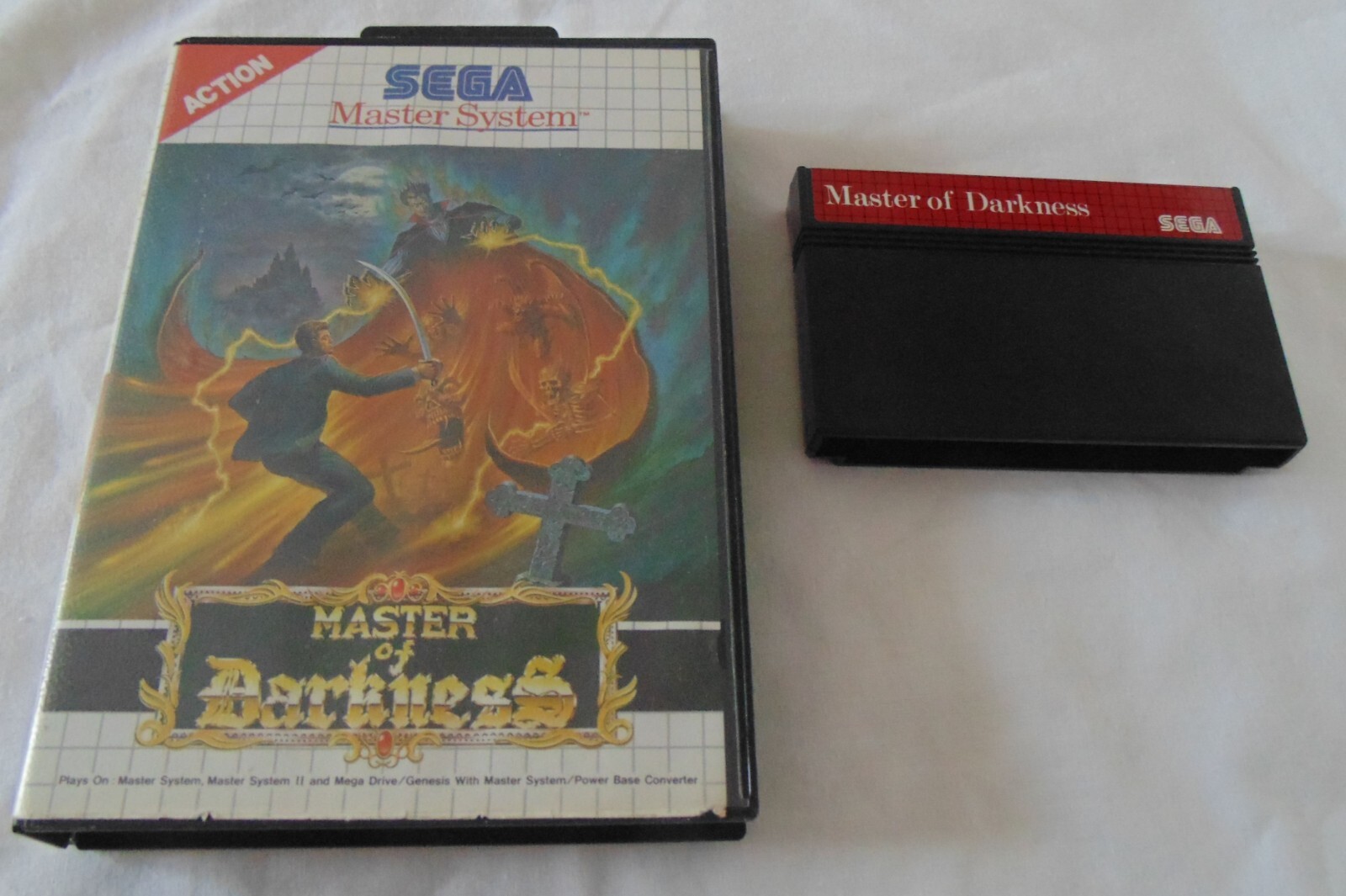 master of darkness authentique version originale sega master system en boite