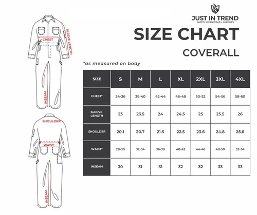 Classic Safety Work Coverall - Long Sleeve - 100% C - 7 oz image 4