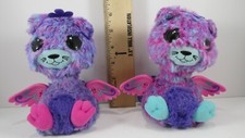 Hatchimals Surprise Peacat Blue/Purple Pet Toy Interactive 6" Lot of 2