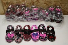 36x Pair Lot Sherpa Slippers Knitted Fleece Slippers Snowflake House Socks